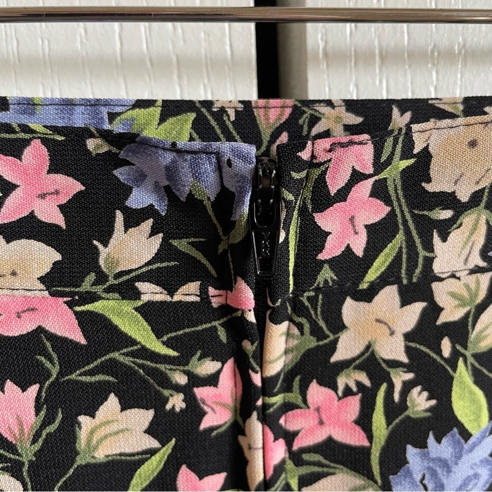 Sag Harbor Long Floral Skirt Women’s M Petite Boho Cottagecore Cabin Earthy EUC - Picture 8 of 13